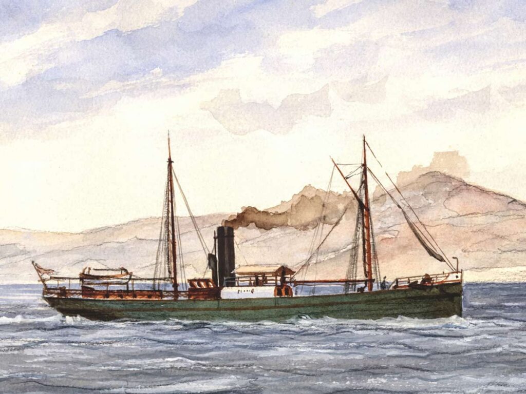 In copertina: S.S. ‘Flink’ (1886-1897) il primo battello in ferro costruito a Lussino